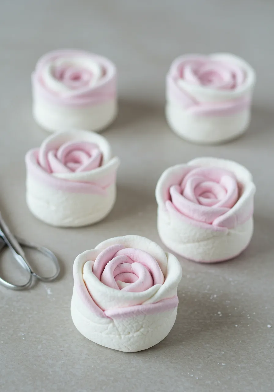 Marshmallow Blooming Roses